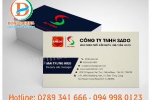 Xưởng in Danh Thiếp Name Card Số Lượng ít Giá Rẻ Tại Hà Nội